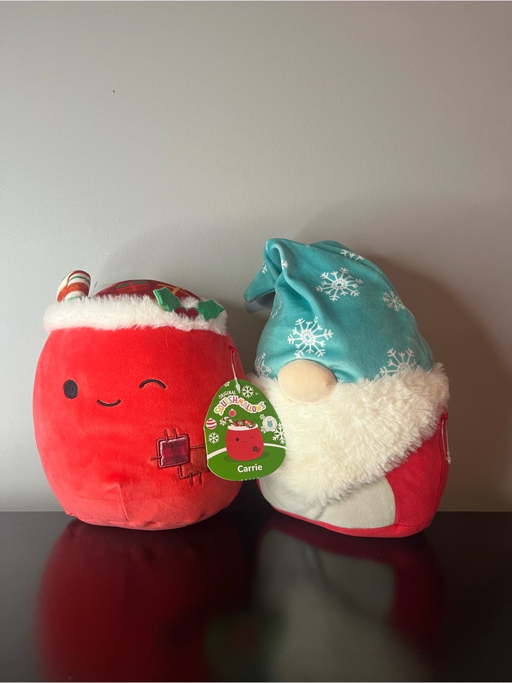 Squishmallows Red & Teal Holiday Plush Set
